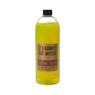 FUNKY WITCH YELLOW BROOM