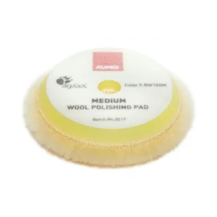 Rupes Yellow Wool Polishing Pad Medium 80/90 mm