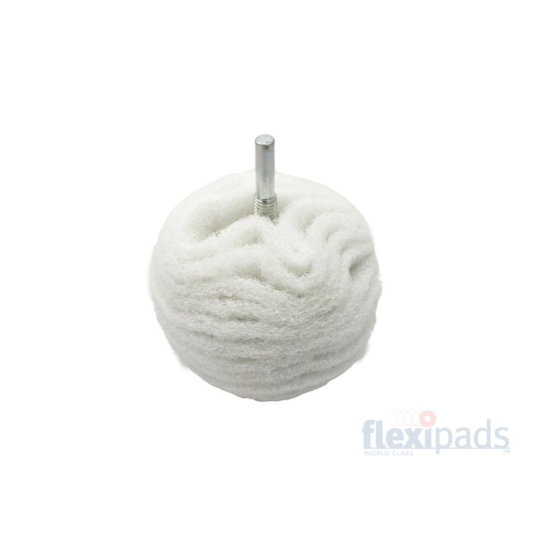 Flexipads White Microfine Scruff Ball 75 mm