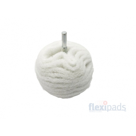 Flexipads White Microfine Scruff Ball 75 mm
