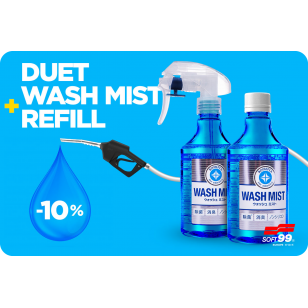 Akčný set -10 % - Soft99 Wash Mist 300 ml + Wash Mist Refill 300 ml