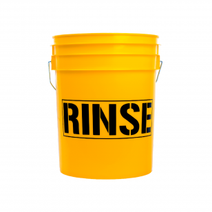 Booski Car Care Rinse Professional Bucket Yellow