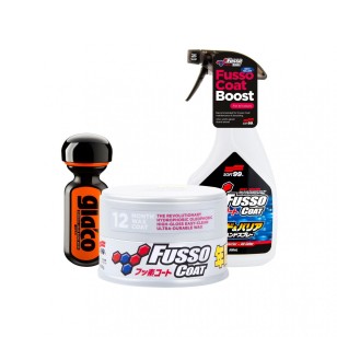 Soft99 Protection Time New Fusso Coat Light + Ultra Glaco + Fusso Coat Speed & Barrier