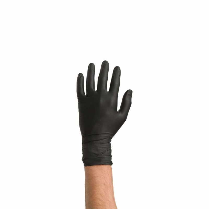 Colad Disposable Nitrile Gloves Black M 60 ks