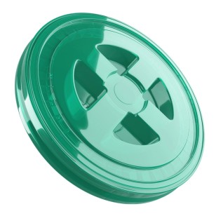ChemicalWorkz Performance Bucket Lid Clear Turquoise