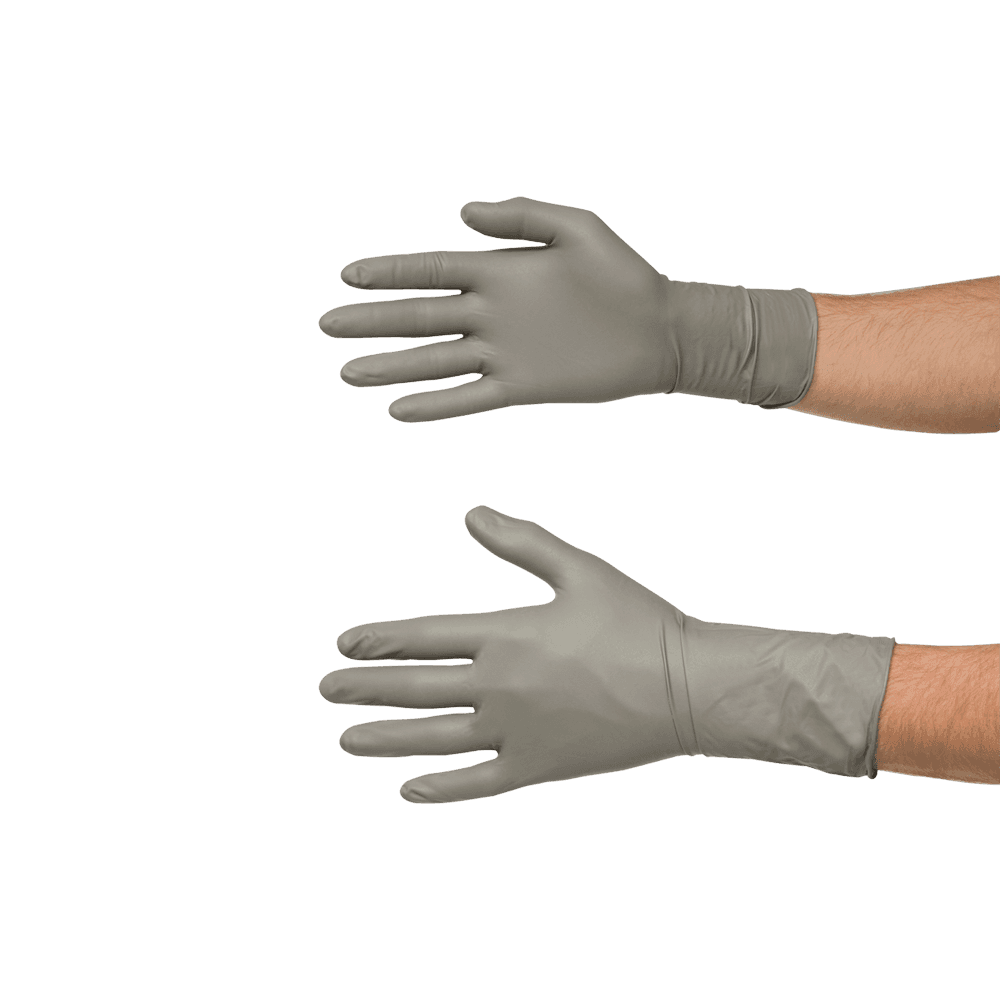 Colad Disposable Nitrile Gloves L Grey 50 ks 2/3