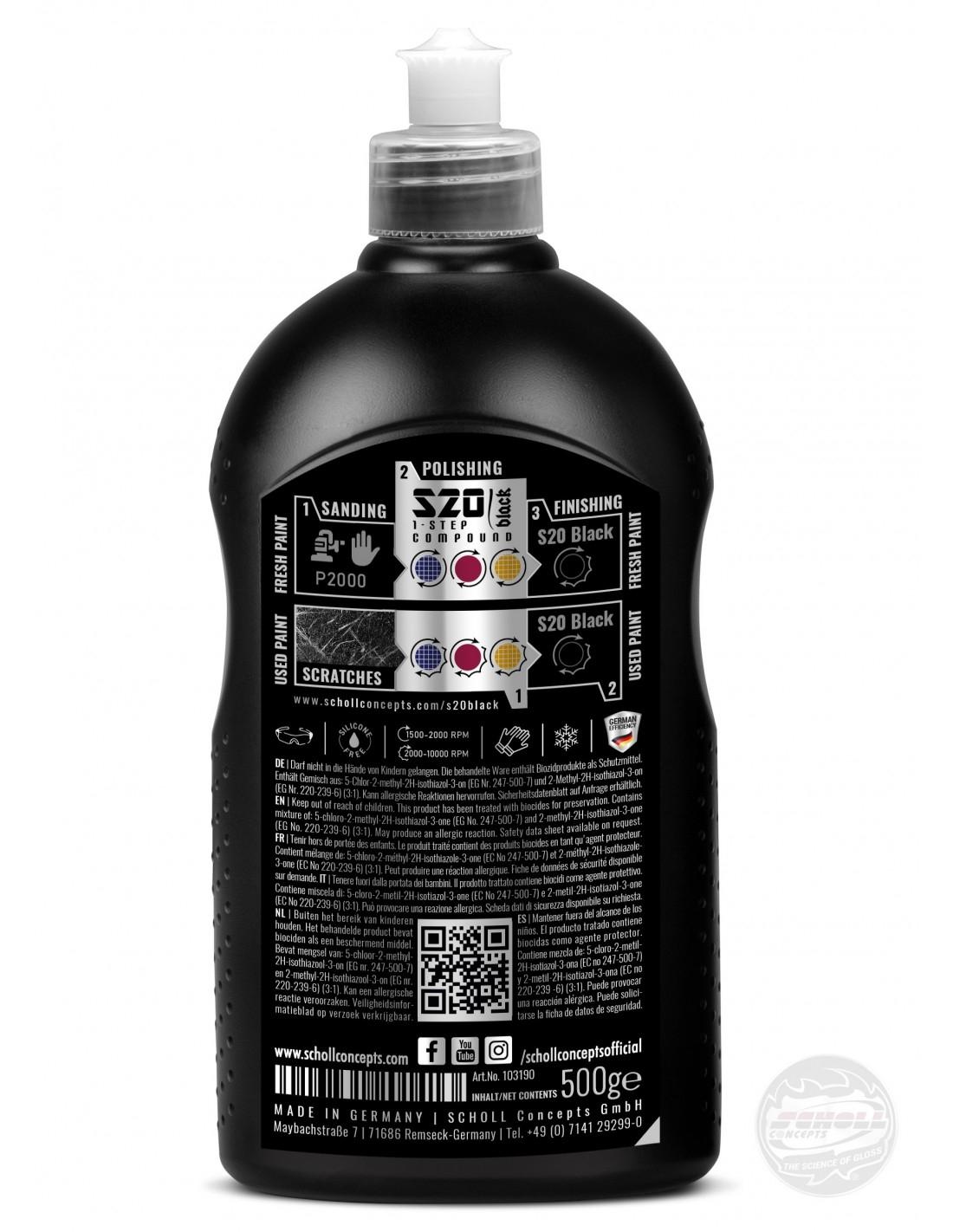 Scholl Concepts S20 Black 500 g 2/3