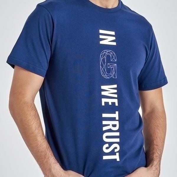 Gyeon T-Shirt Navy Blue L