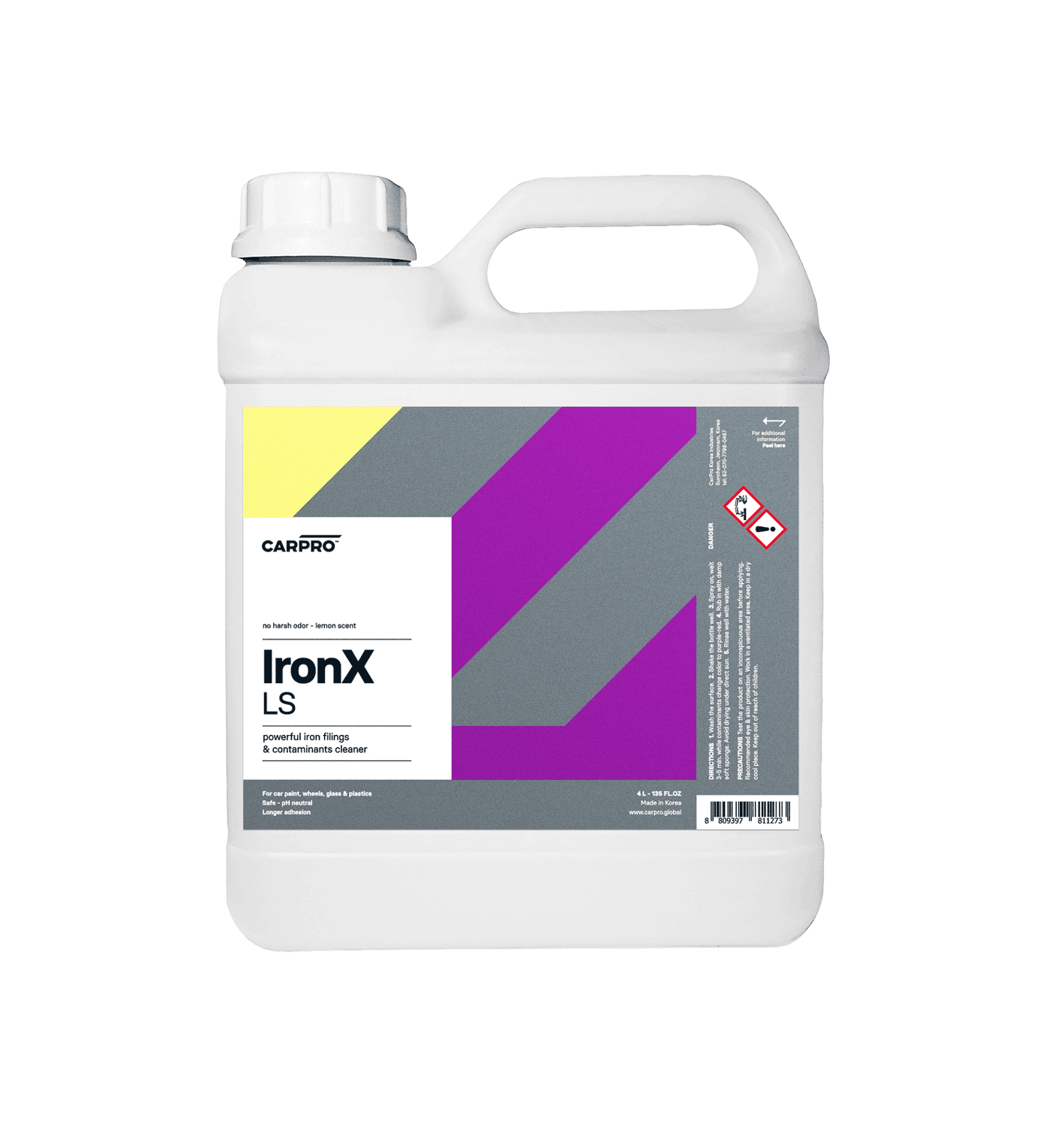 CarPro IronX Lemon Scent 4 L