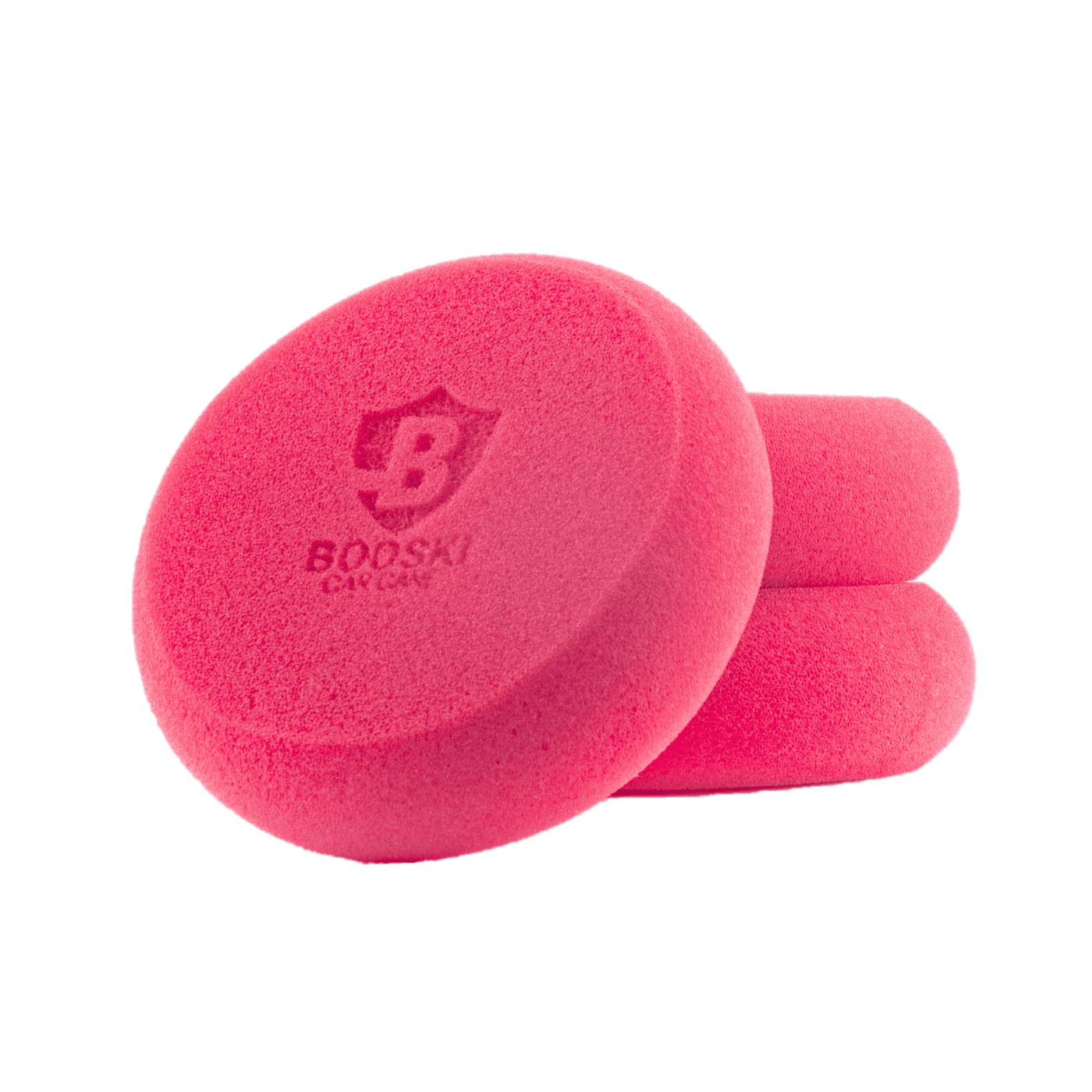 Booski Car Care Red Foam Applicator 1/2