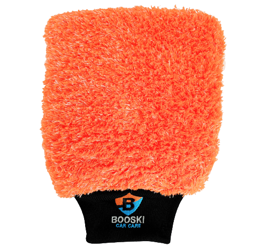 Booski Car Care Orange Wash Mitt