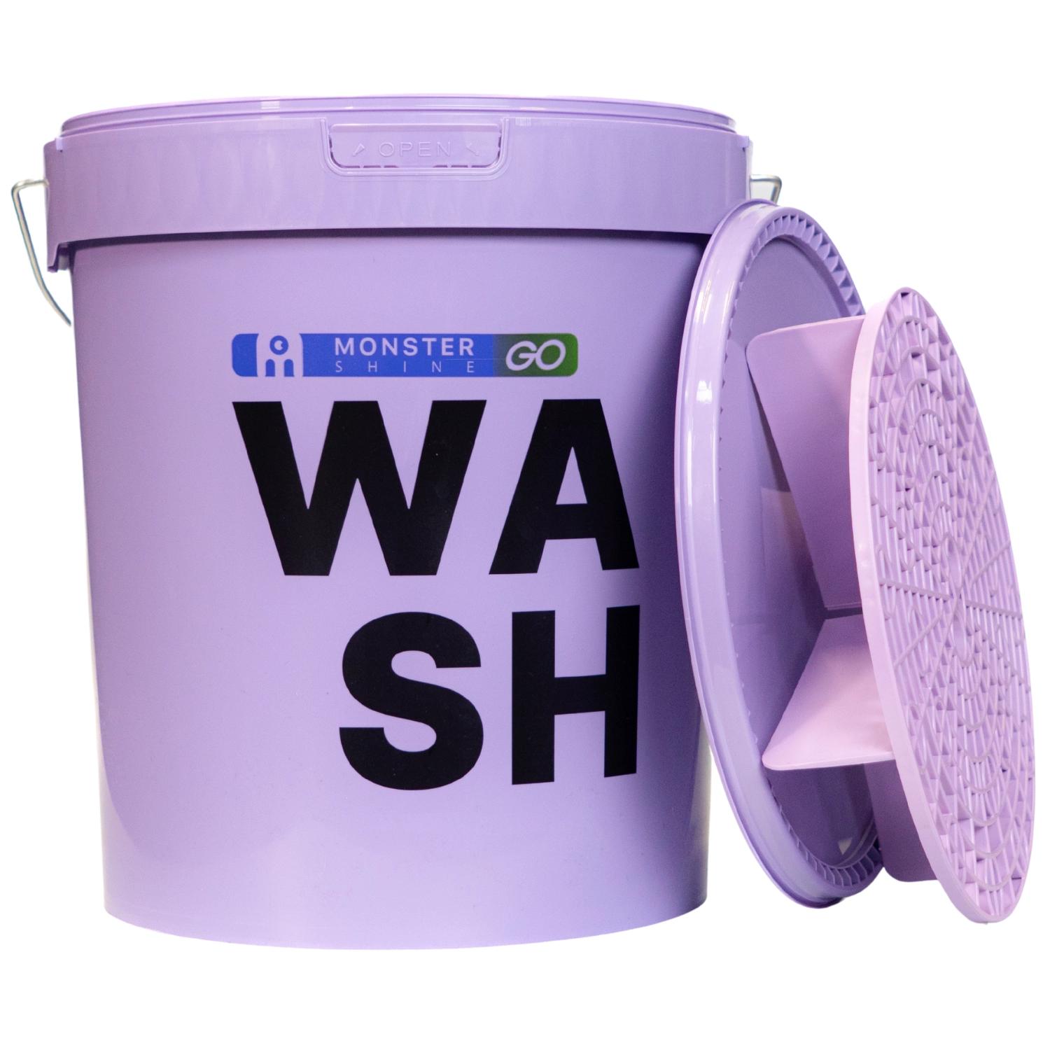 Monster Shine GO Bucket Wash Purple