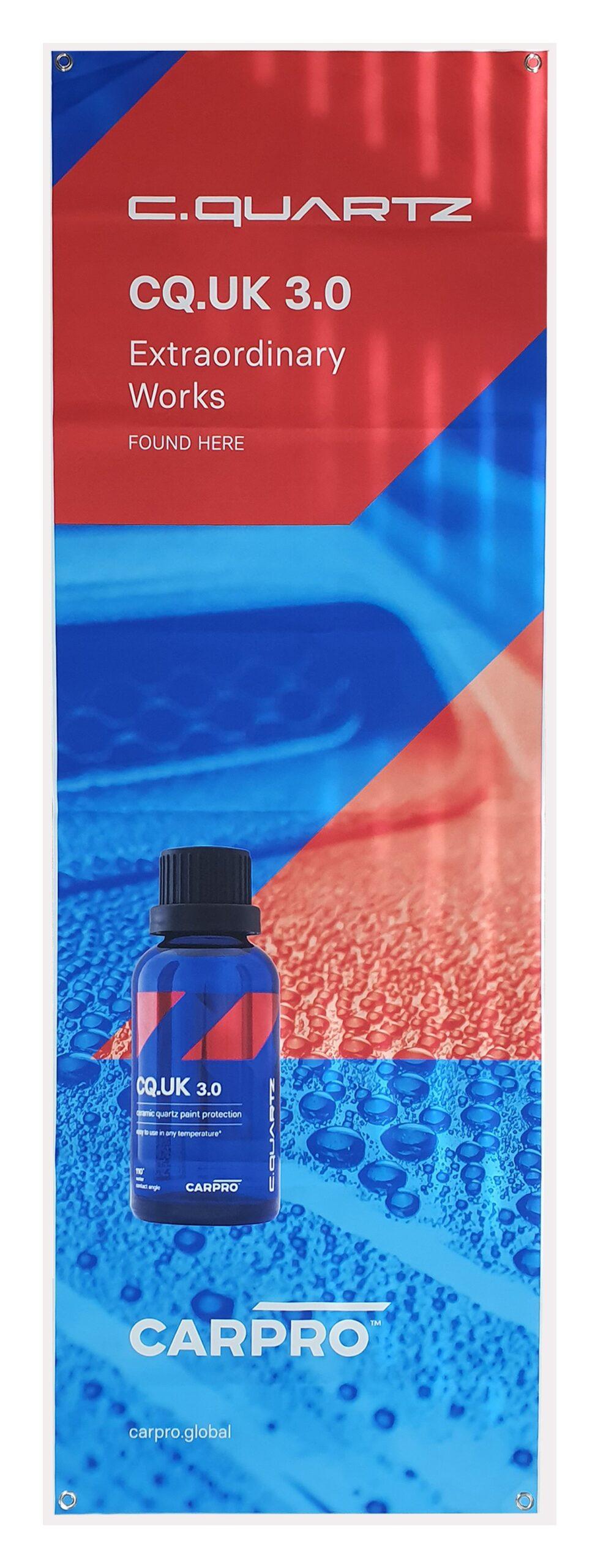 CarPro CQuartz UK Wall Banner 1/2