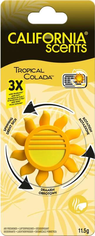 California Scents Sun Spinner - Tropical Colada 1/6