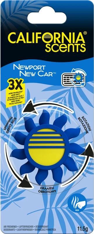 California Scents Sun Spinner - Newport New Car 1/6