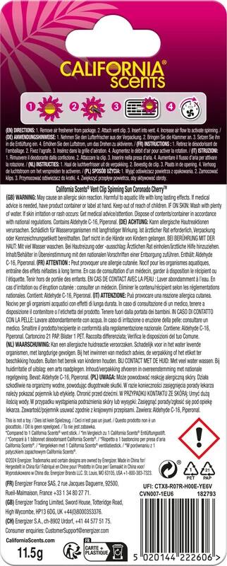 California Scents Sun Spinner - Coronado Cherry 4/5