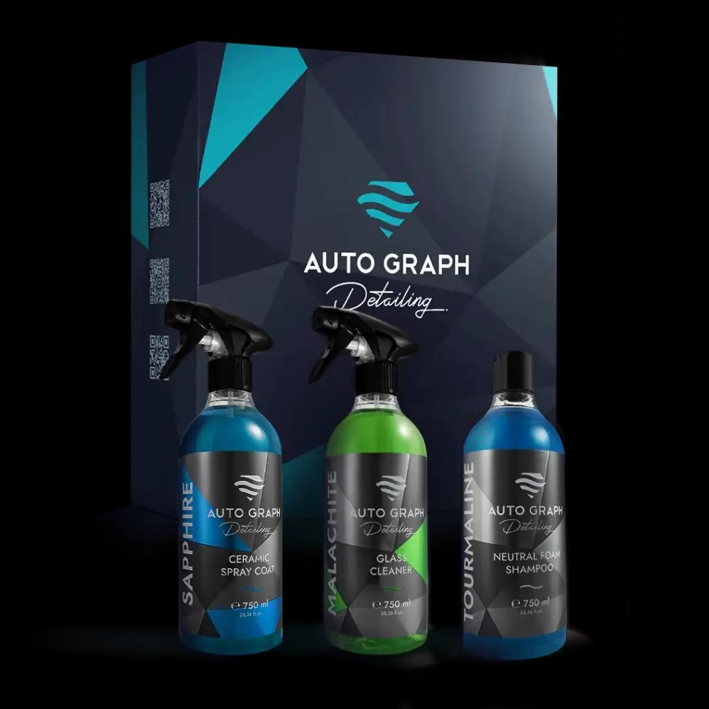 Auto Graph Gift Box 1 Premium Set (3 x 750 ml) - Prémiová darčeková súprava autokozmetiky 1/5