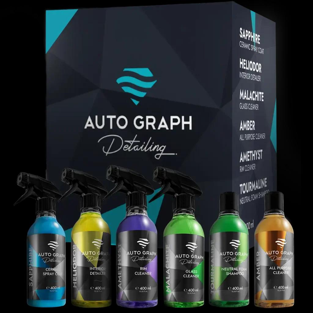 Auto Graph Gift Box 2 Detailing Set (6 x 400 ml) - Kompletná darčeková súprava autokozmetiky 1/8