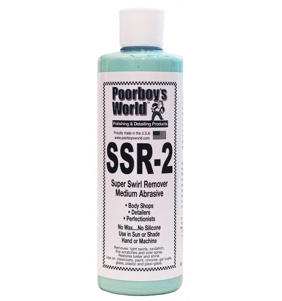 Poorboy's World SSR 2 Super Swirl Remover - Medium Abrasive 473 ml