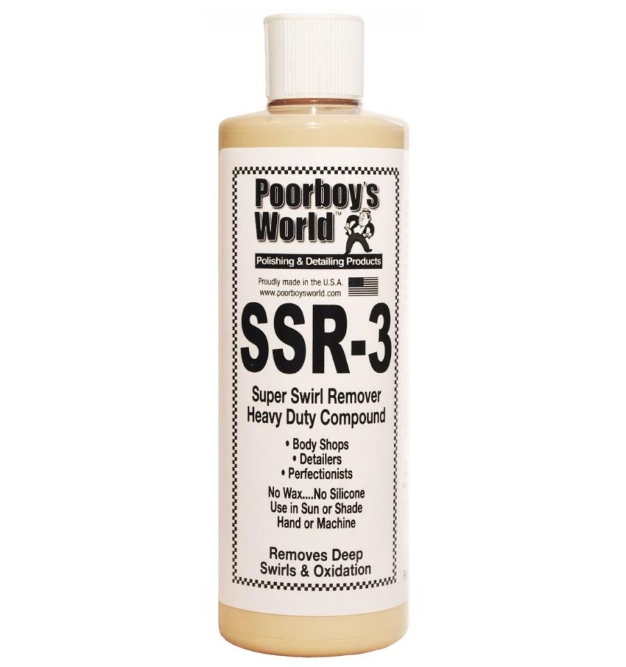 Poorboy's World SSR 3 Super Swirl Remover - Heavy Duty Compound 473 ml 1/2