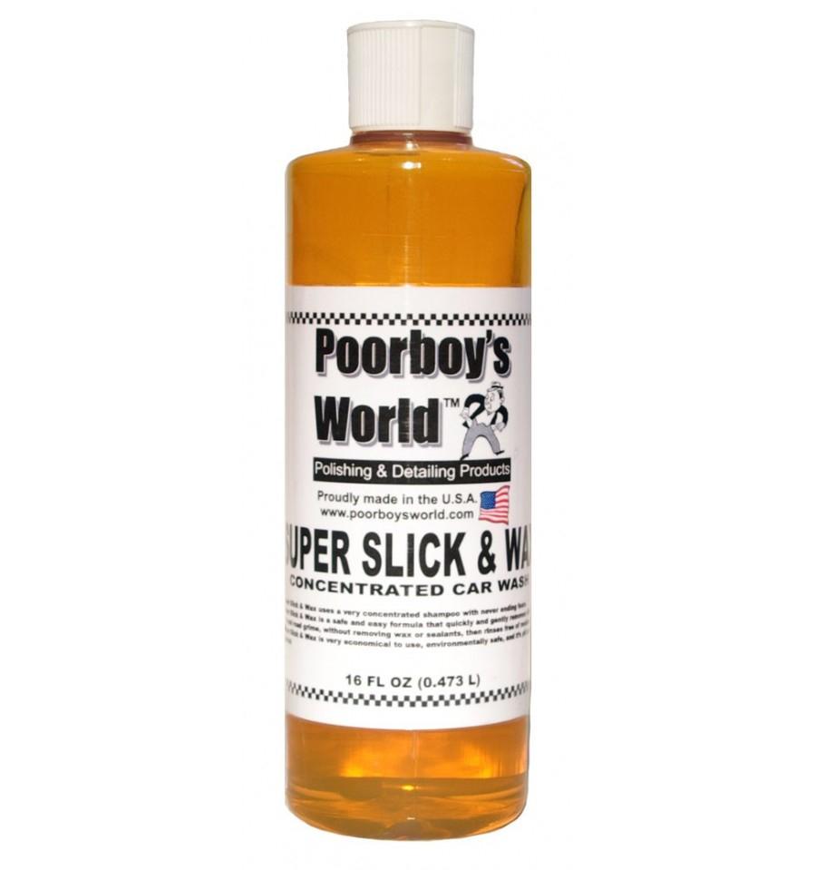 Poorboy's World Super Slick  & Wax Shampoo 473 ml 1/2
