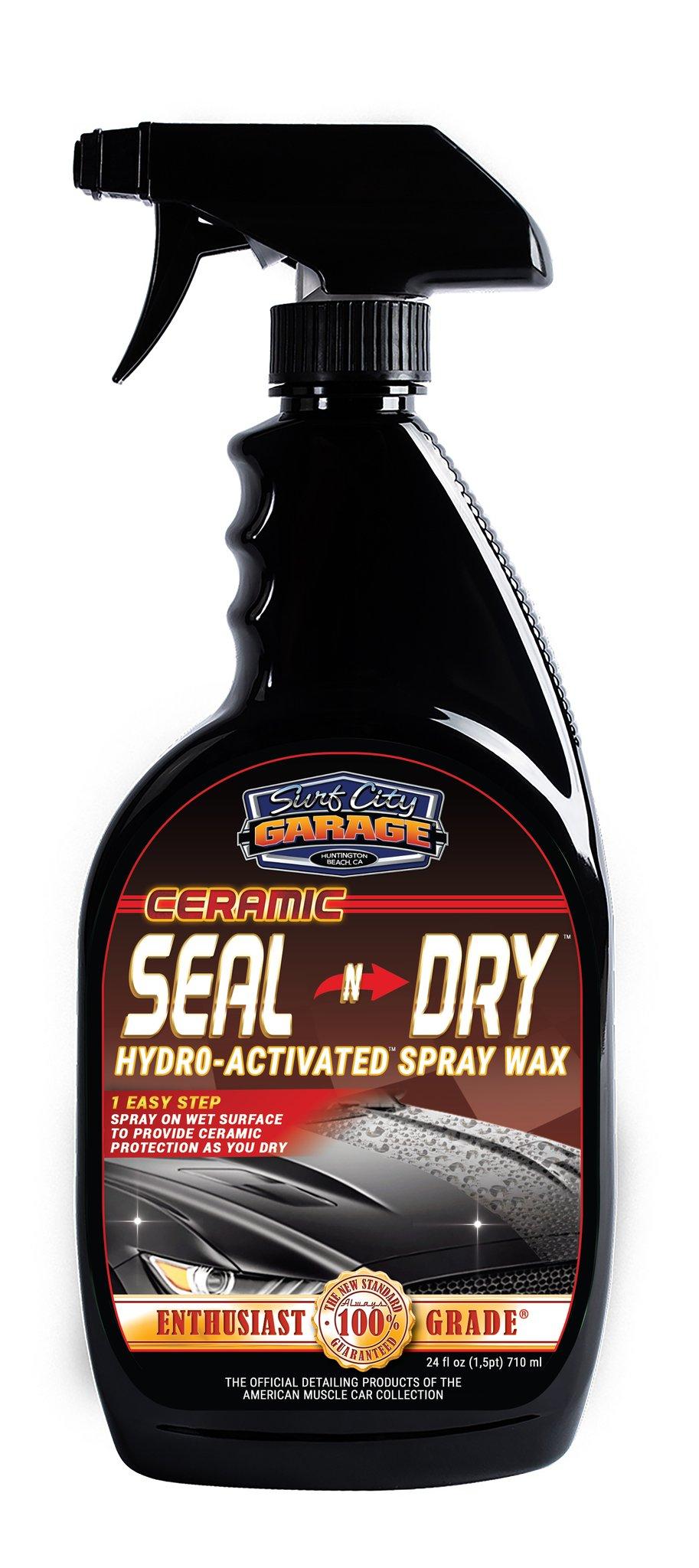 Surf City Garage Seal -N- Dry Hydro Activated Ceramic Spray Wax 710 ml 1/2