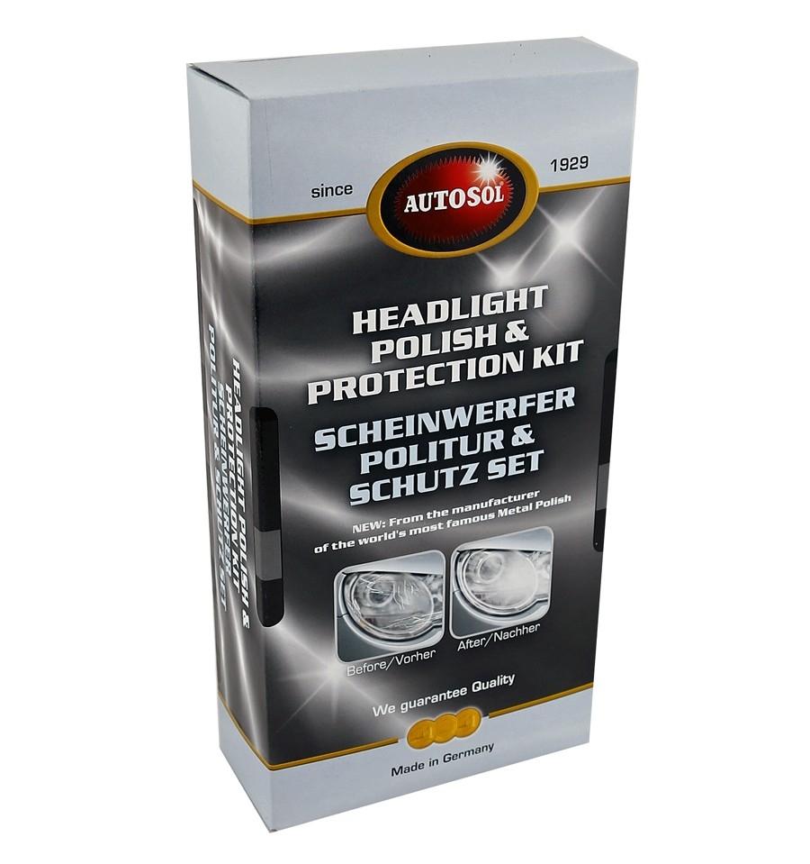 Autosol Headlight Polish & Protection Kit