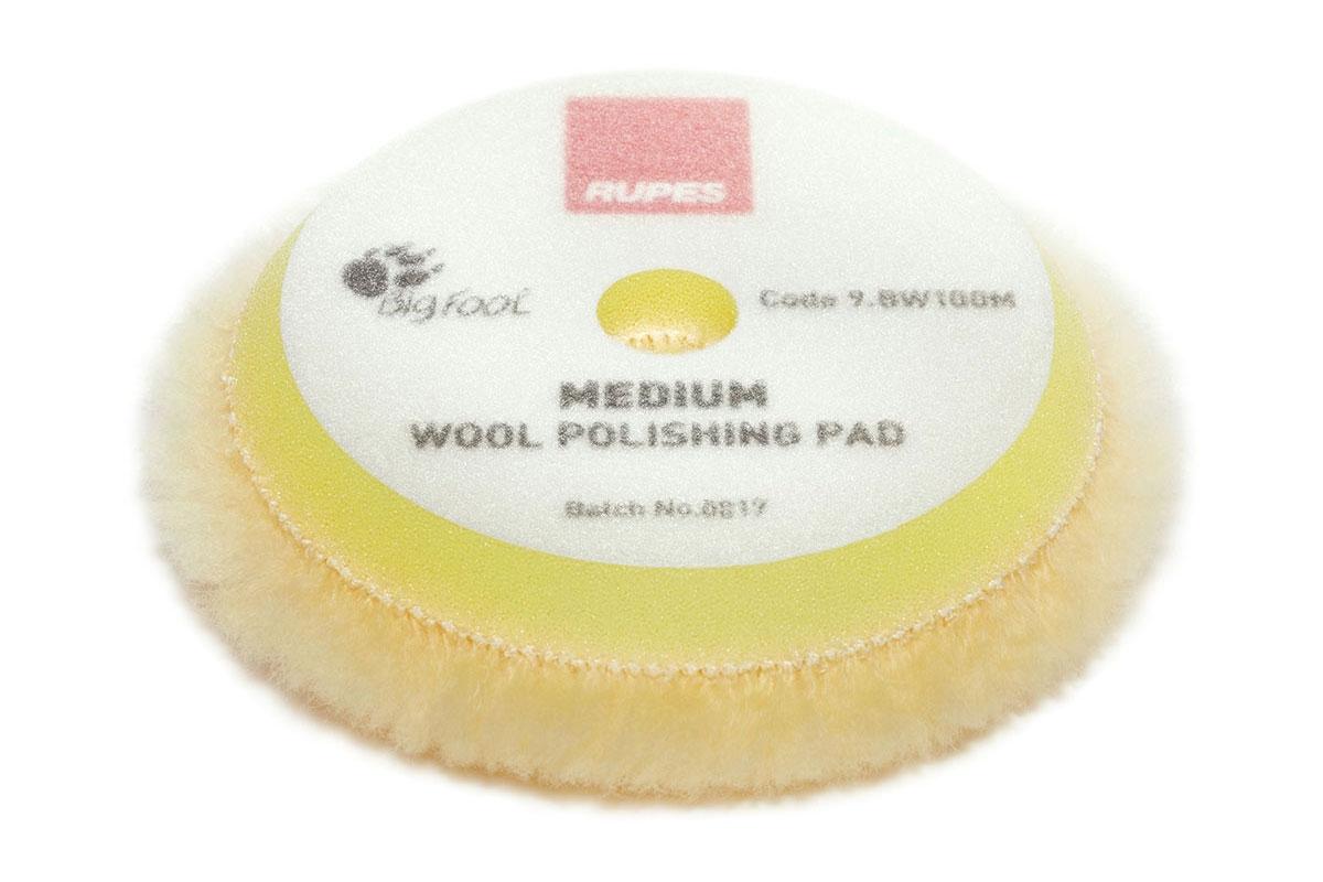 Rupes Yellow Wool Polishing Pad Medium 80/90 mm