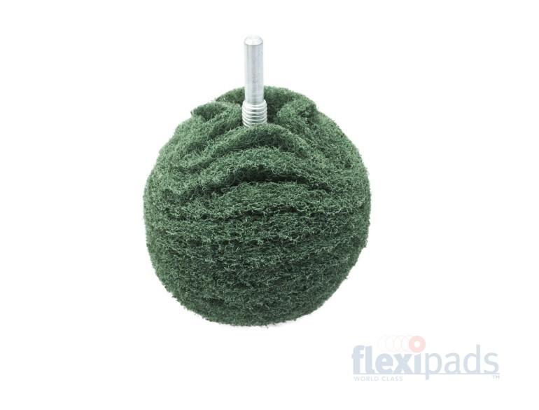 Flexipads Green Medium Scruff Ball 75 mm 1/2