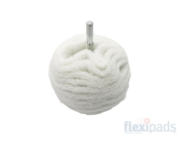 Flexipads White Microfine Scruff Ball 75 mm