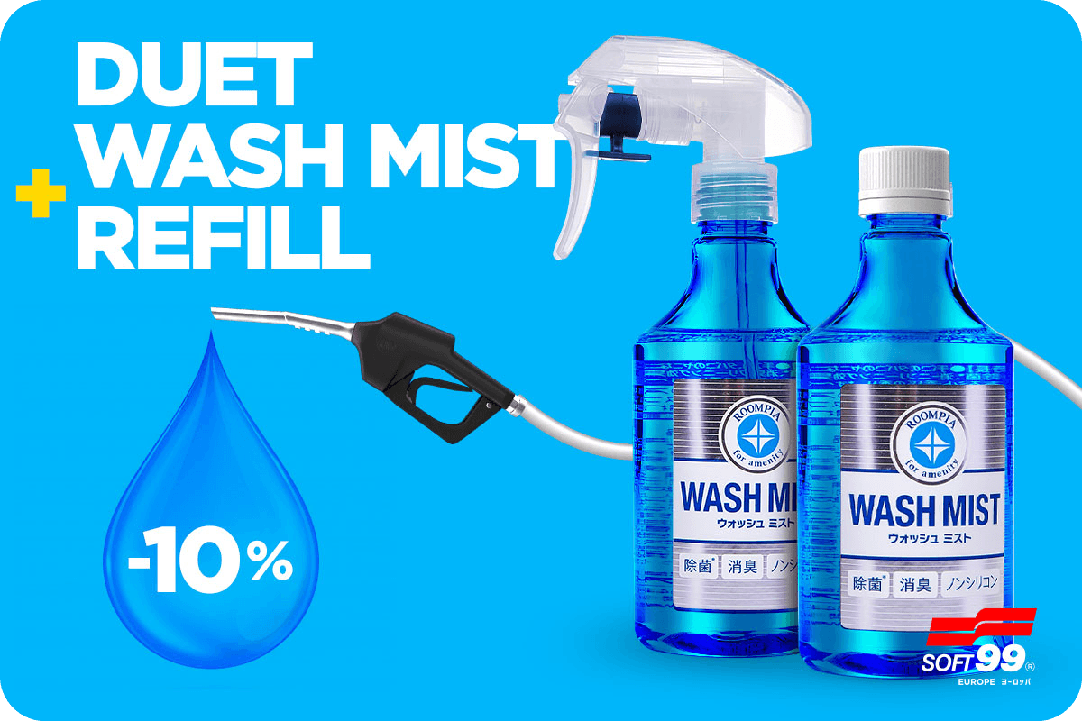 Soft99 Wash Mist 300 ml + Wash Mist Refill 300 ml 1/2