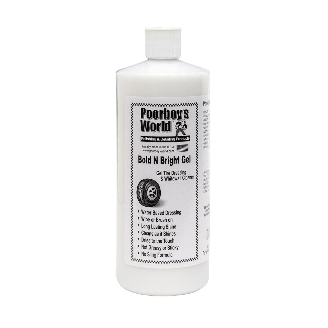 Poorboy's World Bold N Bright Gel Tire Dressing 946 ml 1/2