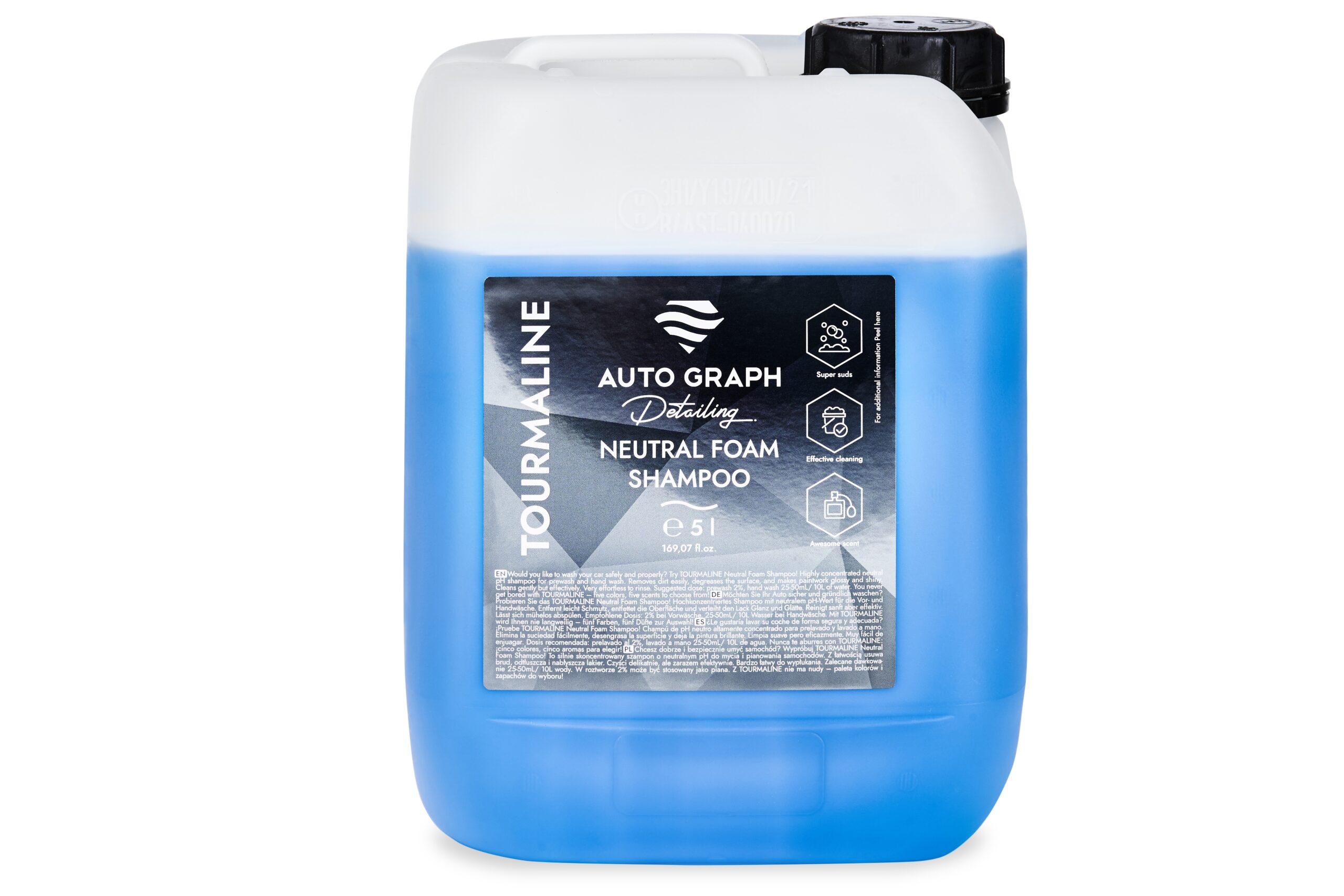 Auto Graph Detailing Tourmaline Neutral Foam Shampoo Blue 5 L