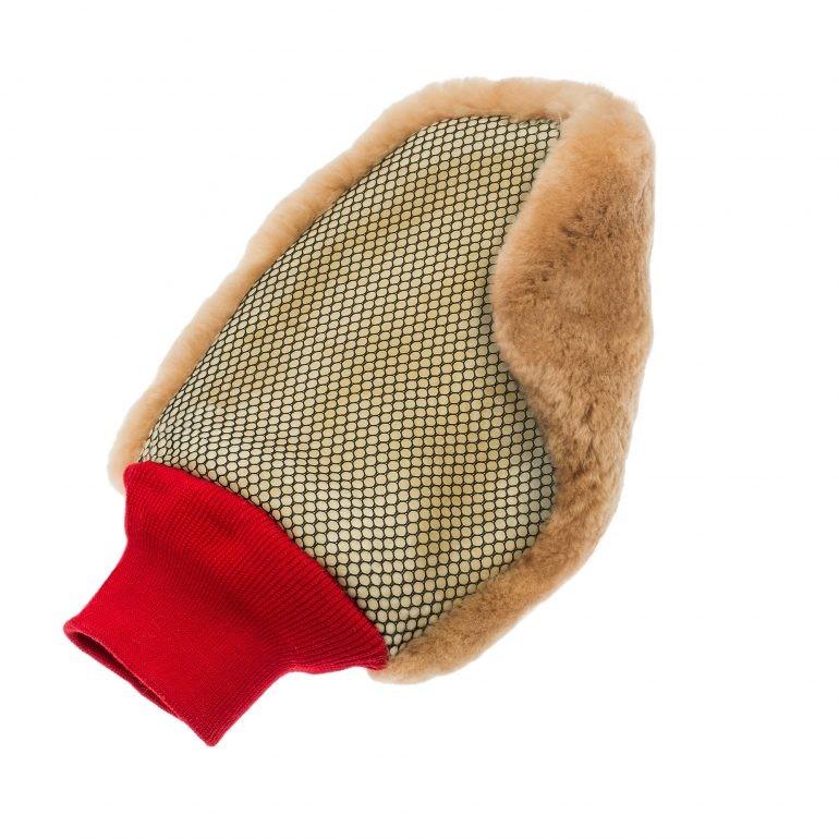 Flexipads Merino Super Soft Lambskin Wash Mesh Mitt 1/2
