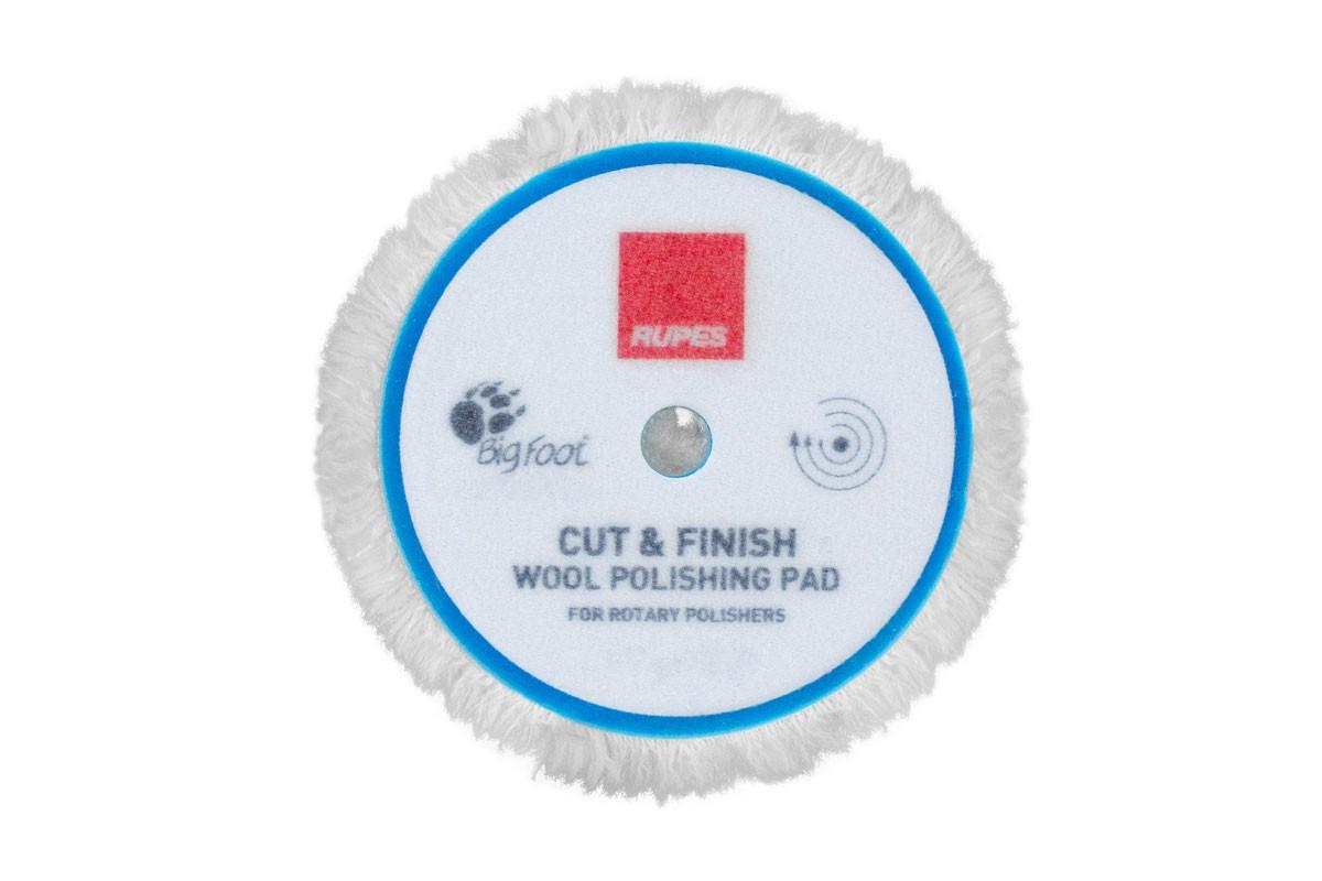 Rupes Cut & Finish Wool Polishing Pad Rotary 150mm