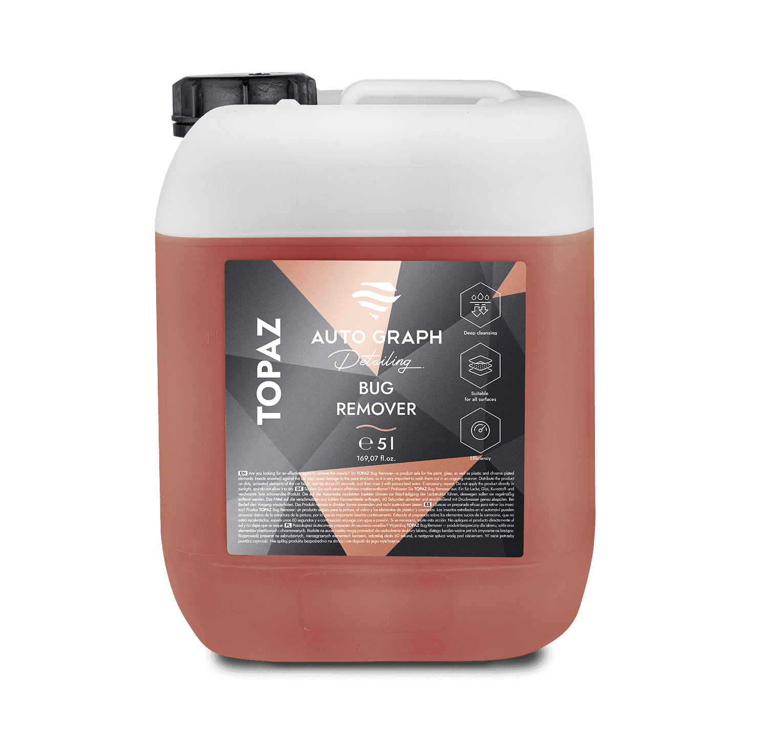 Auto Graph Detailing Topaz Bug Remover 5 L