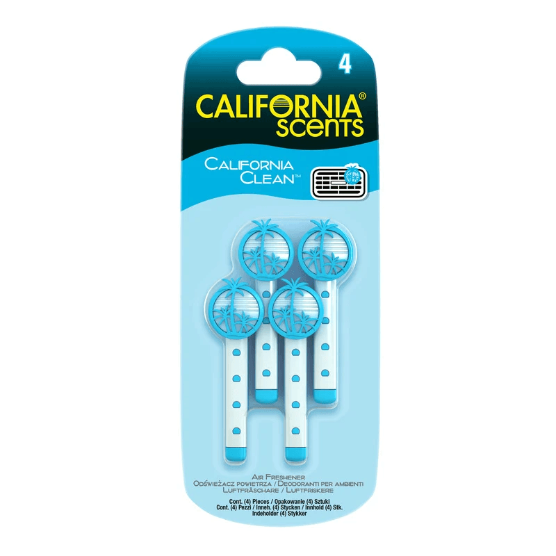 California Scents Vent Stick - California Clean 1/2