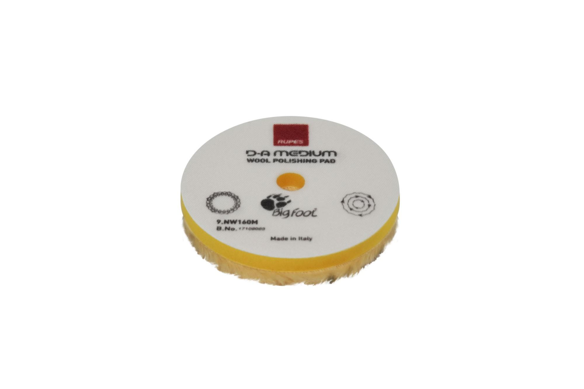 Rupes D-A Medium Wool Polishing Pad 130 mm 1/6