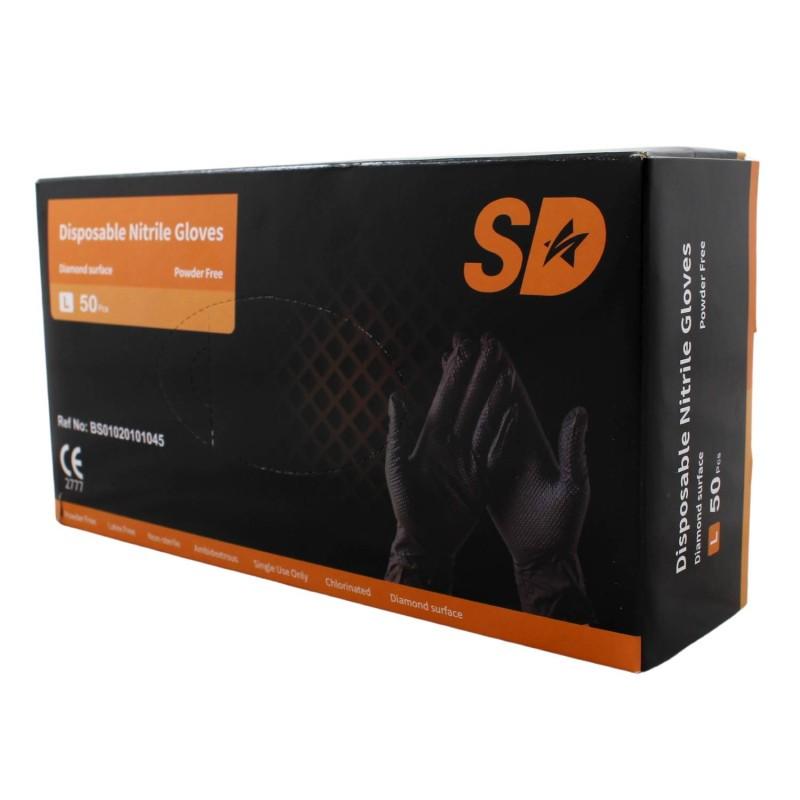 Nitrilové rukavice SD Grip - 50 ks, veľkosť M 1/3