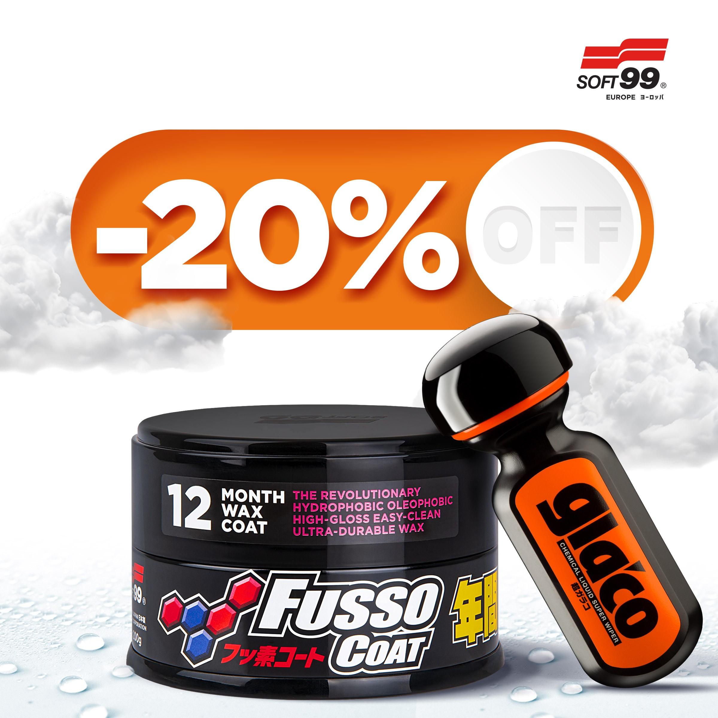 Soft99 Protection Time -20 % - New Fusso Coat Light + Ultra Glaco 2/3