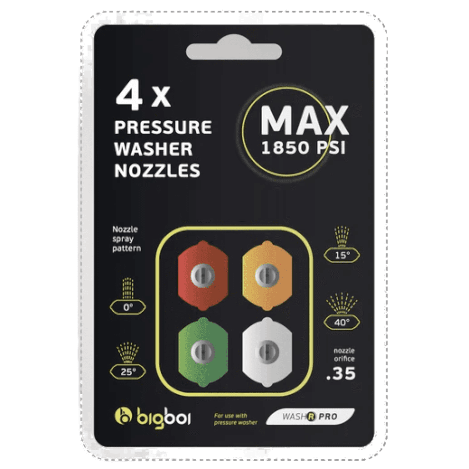 BigBoi WashR Pro Pressure Washer Nozzles