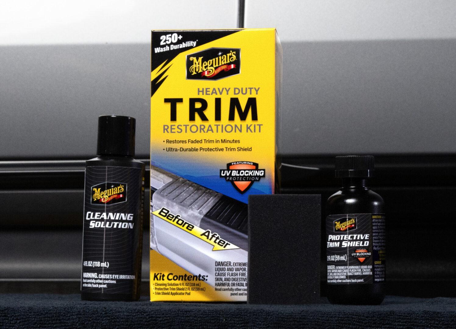 Meguiar's Heavy Duty Trim Restoration Kit 3/4