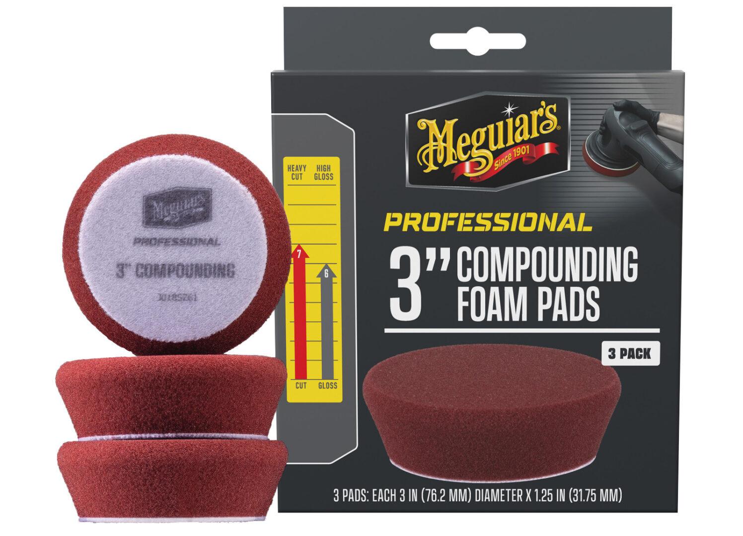Meguiar's Professional Compound Foam Pad 3" - 3 ks 1/9