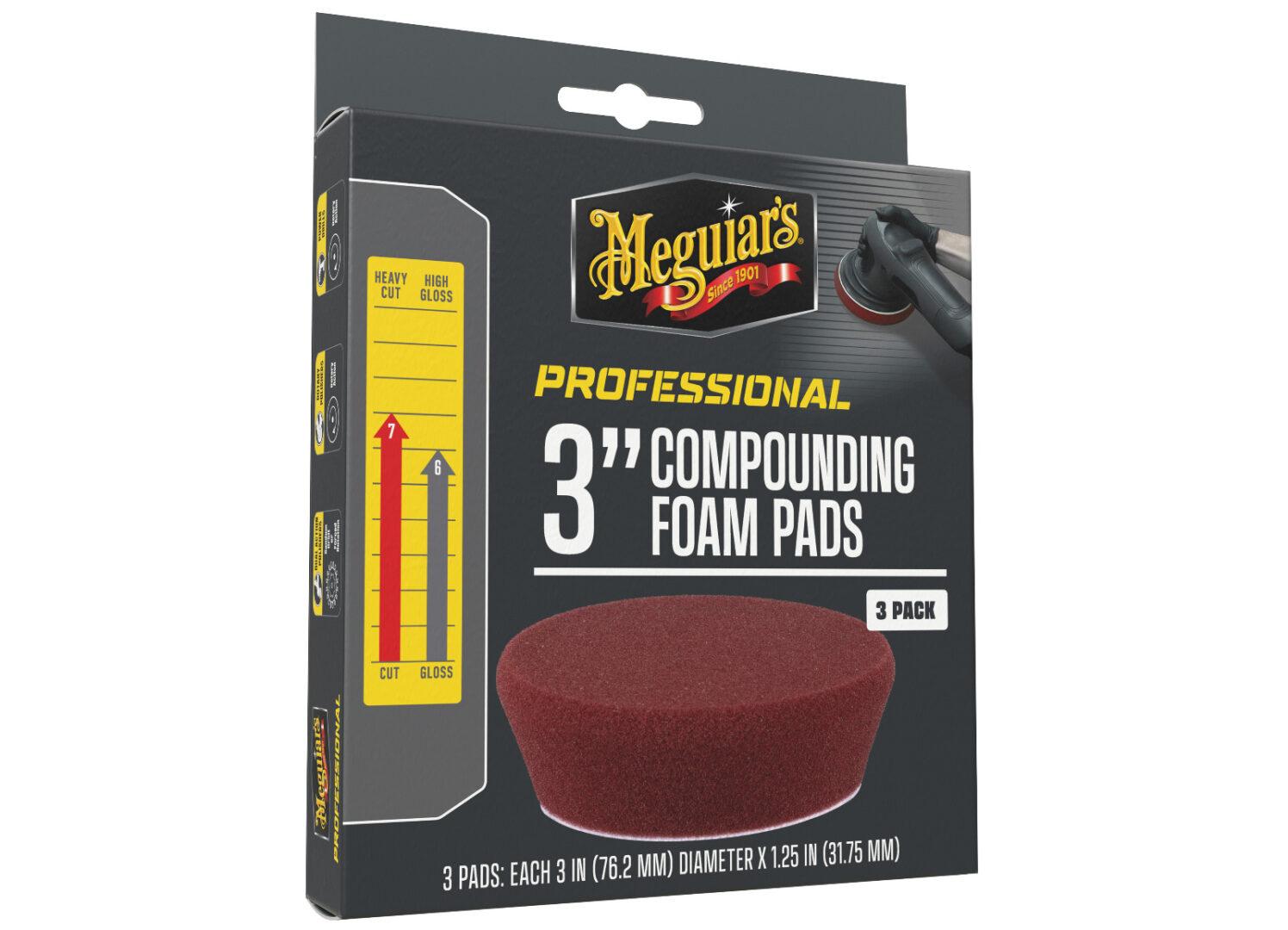 Meguiar's Professional Compound Foam Pad 3" - 3 ks 2/9
