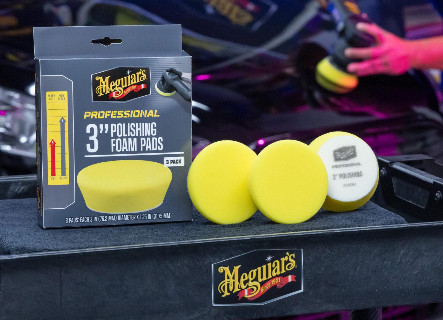 Meguiar's Professional Polishing Foam Pad 3" - 3 ks 9/10